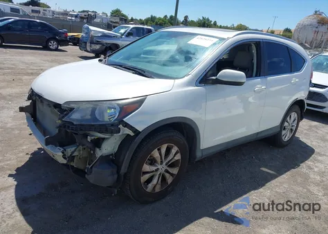 2013 Honda Cr-V Ex-L z USA, uszkodzony, nr VIN 5J6RM4H73DL012484